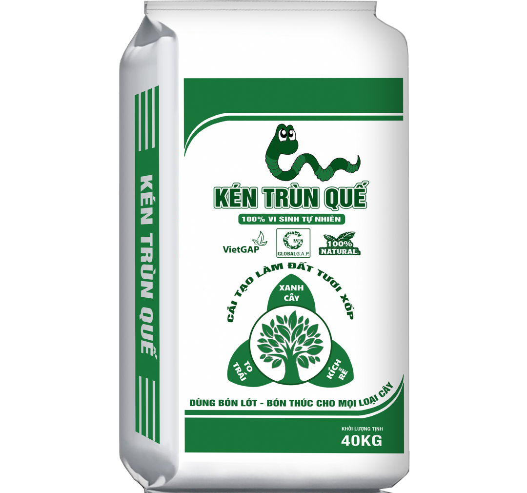 KÉN TRÙN QUẾ LOẠI 40KG BAO XANH