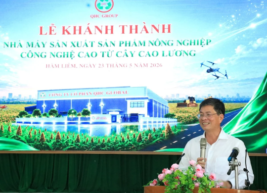 Khánh thành nhà máy đầu tiên chế biến sâu các sản phẩm từ cao lương